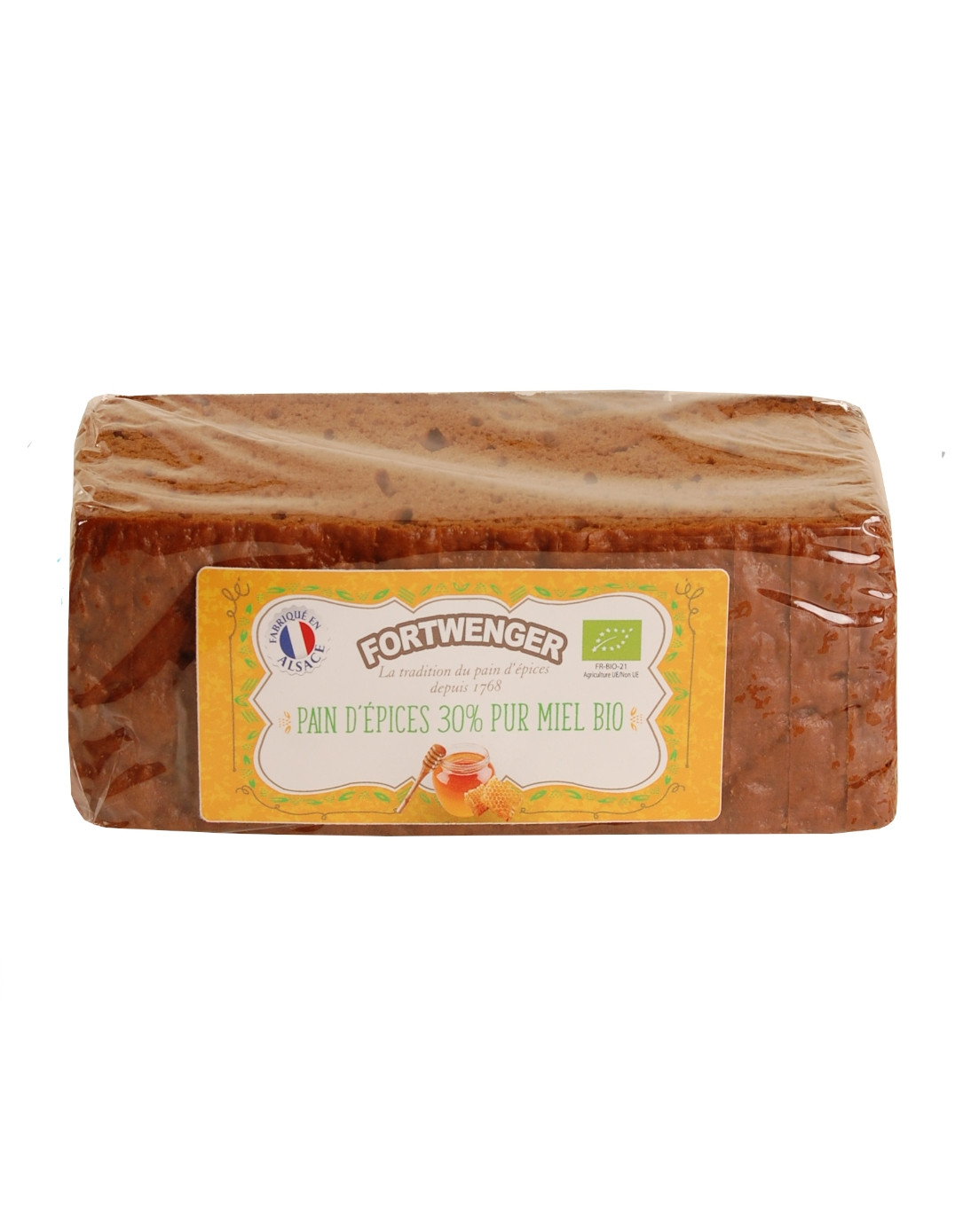 Organic gingerbread - Pure honey 30%